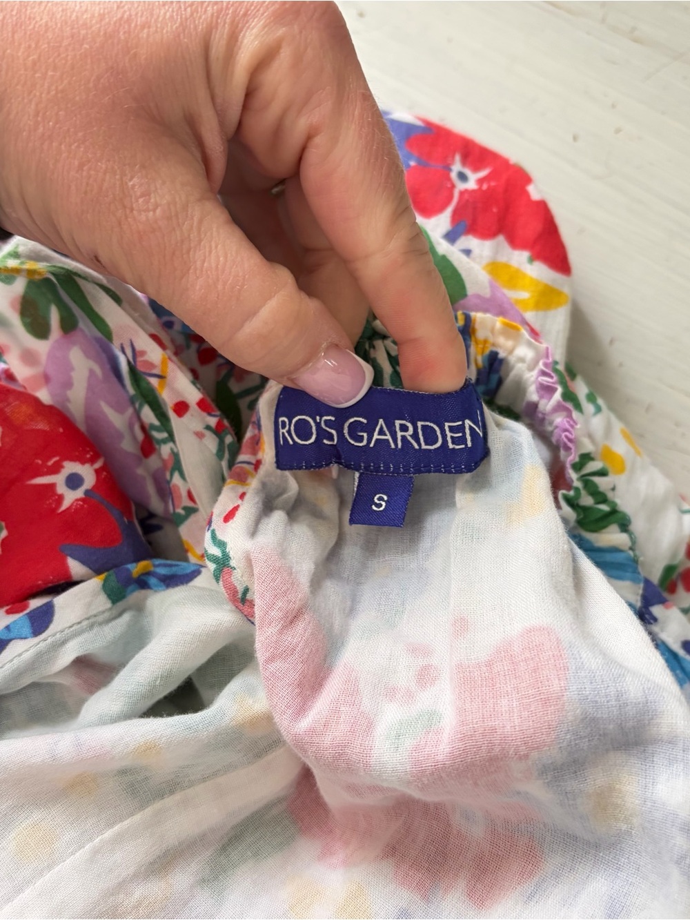 Ro's Garden Jasmin Maxi Floral Dress - Small - Picture 6 of 7
